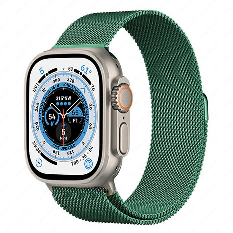 Apple Watch Ultra Milanese Strap Green