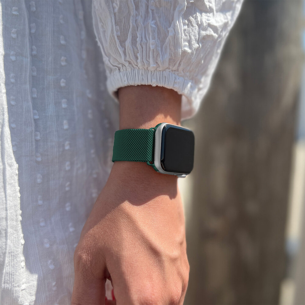 Strap-it Strap-it Apple Watch Ultra Milanese Strap (Green) Strap-it Strap-it Apple Watch Ultra Milanese Strap (Green)
