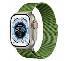 Strap-it Apple Watch Ultra Milanese Strap (Light Green) Strap-it Apple Watch Ultra Milanese Strap (Light Green)