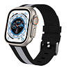 Strap-it Strap-it Apple Watch Ultra Woven Nylon Strap with Buckle (Black/Grey) Strap-it Strap-it Apple Watch Ultra Woven Nylon Strap with Buckle (Black/Grey)