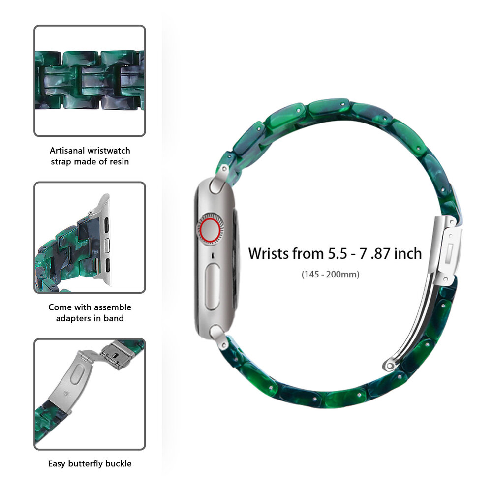 Strap-it Strap-it Apple Watch Ultra Resin Strap (Green) Strap-it Strap-it Apple Watch Ultra Resin Strap (Green)