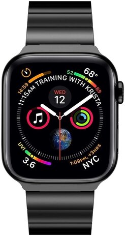 Strap-it Strap-it Apple Watch Ultra Luxurious Steel Strap (Black) Strap-it Strap-it Apple Watch Ultra Luxurious Steel Strap (Black)