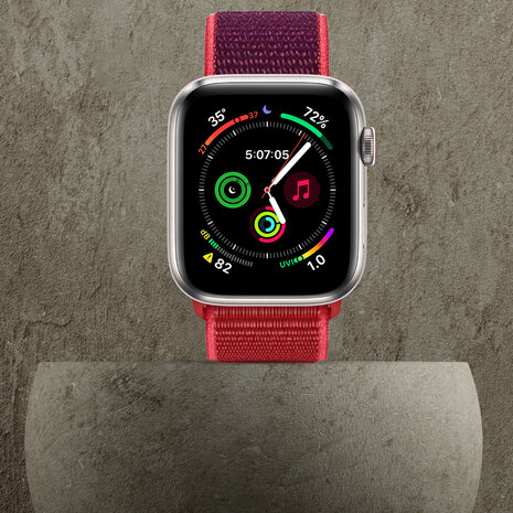 Strap-it Strap-it Apple Watch Ultra Nylon Strap (Purple/Red) Strap-it Strap-it Apple Watch Ultra Nylon Strap (Purple/Red)