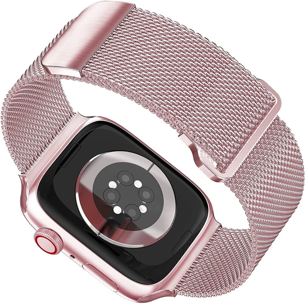Strap-it Strap-it Apple Watch Ultra Milanees Strap (Rose Pink) Strap-it Strap-it Apple Watch Ultra Milanees Strap (Rose Pink)