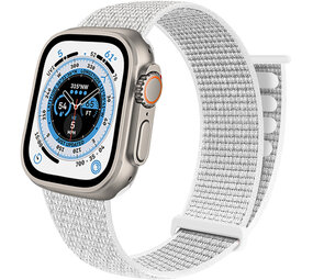 Strap-it Apple Watch Ultra Nylon Loop Strap (White) Strap-it Apple Watch Ultra Nylon Loop Strap (White)