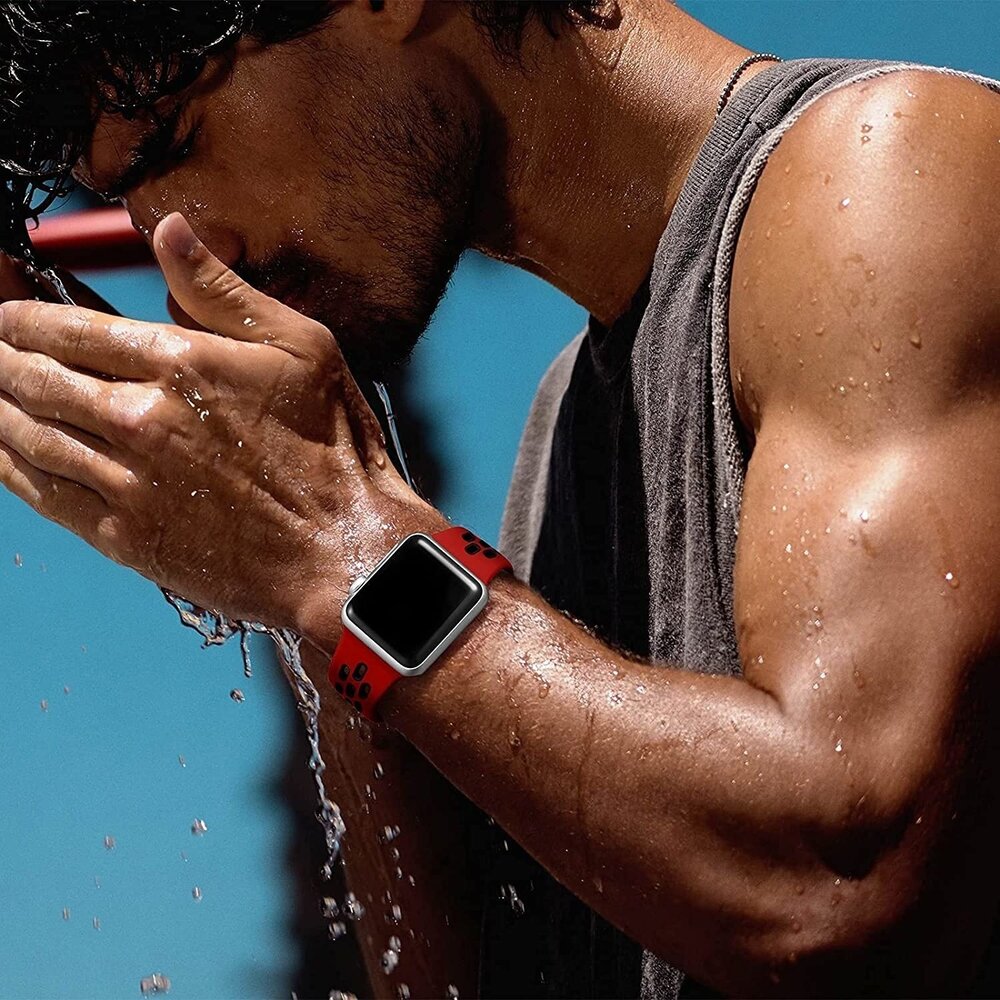 Strap-it Strap-it Apple Watch Ultra Sport Strap (Red/Black) Strap-it Strap-it Apple Watch Ultra Sport Strap (Red/Black)