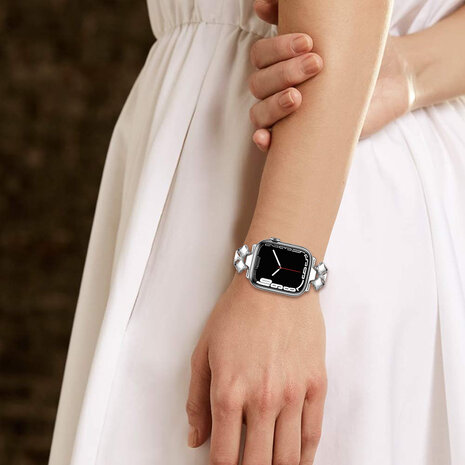 Strap-it Strap-it Steel Diamond Apple Watch Ultra Strap (Silver) Strap-it Strap-it Steel Diamond Apple Watch Ultra Strap (Silver)