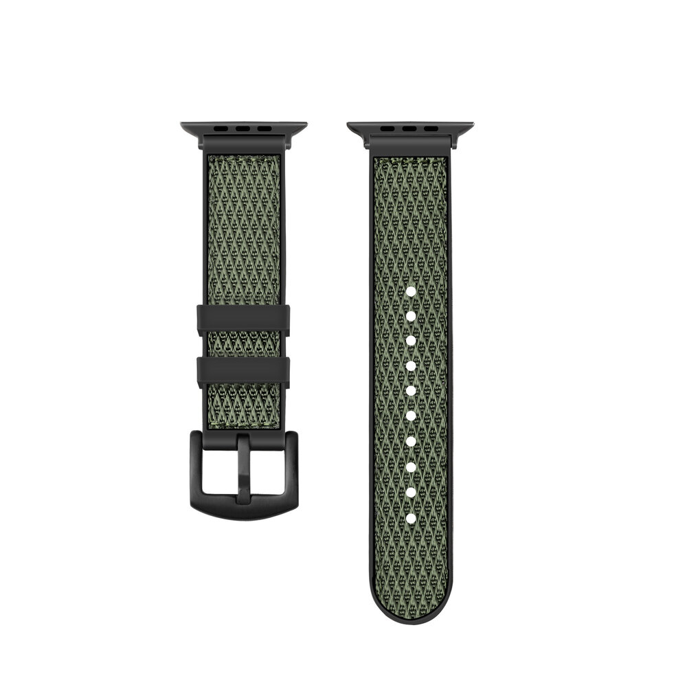 Strap-it Strap-it Apple Watch Ultra Hybrid Nylon Strap (Green) Strap-it Strap-it Apple Watch Ultra Hybrid Nylon Strap (Green)