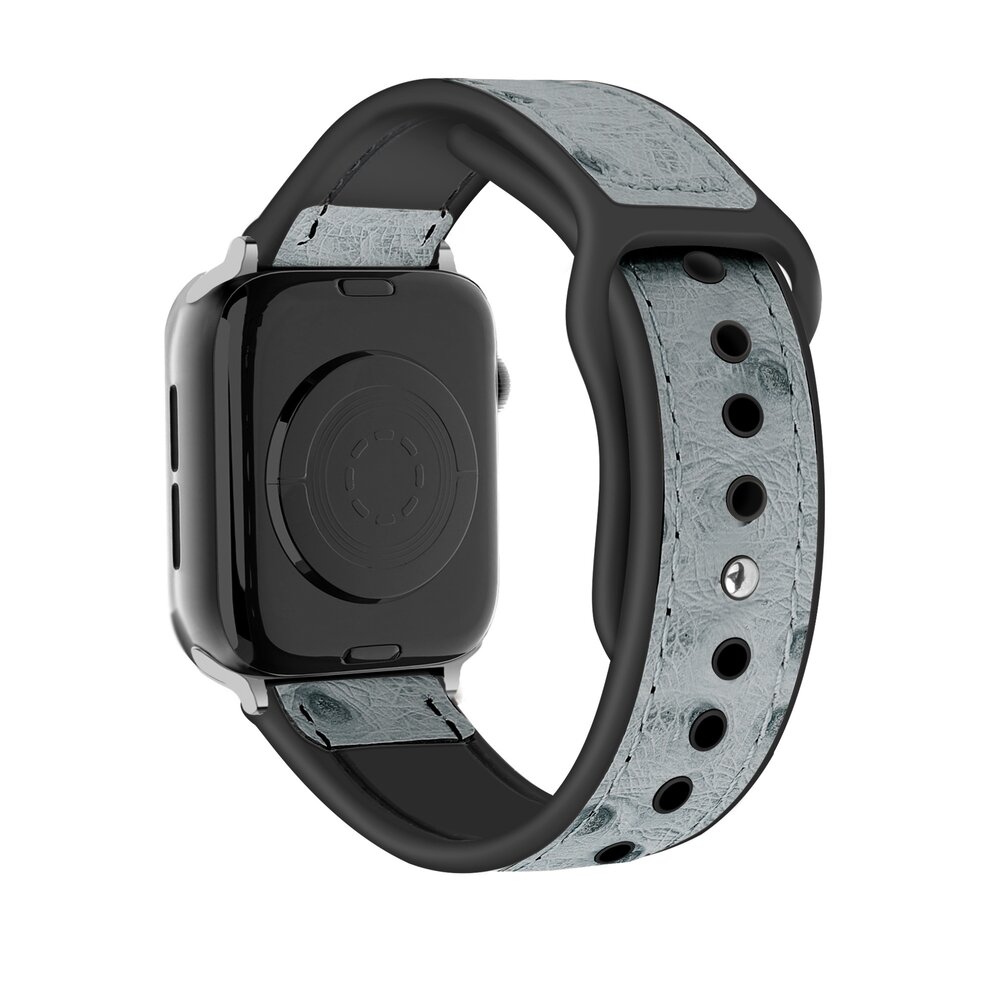 Strap-it Strap-it Apple Watch Ultra Hybrid Leather Strap (Grey) Strap-it Strap-it Apple Watch Ultra Hybrid Leather Strap (Grey)