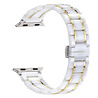 Strap-it Strap-it Apple Watch Ultra Ceramic Steel Strap (White/Gold) Strap-it Strap-it Apple Watch Ultra Ceramic Steel Strap (White/Gold)