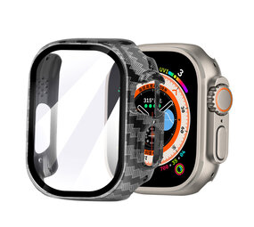 Strap-it Apple Watch Ultra Hard Case with Glass (Carbon Fibre) Strap-it Apple Watch Ultra Hard Case with Glass (Carbon Fibre)