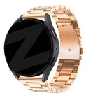 Bandz Bandz Amazfit Bip U (Pro) Steel Strap 'Classic' (Rose Gold)
