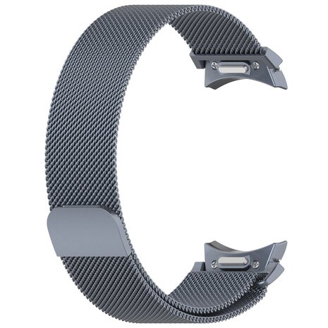 Strap-it Strap-it Samsung Galaxy Watch 5 Pro 'One Push' Milanese Strap (Space Gray) Strap-it Strap-it Samsung Galaxy Watch 5 Pro 'One Push' Milanese Strap (Space Gray)