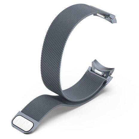 Strap-it Strap-it Samsung Galaxy Watch 6 44mm 'One Push' Milanese Strap (Space Gray) Strap-it Strap-it Samsung Galaxy Watch 6 44mm 'One Push' Milanese Strap (Space Gray)