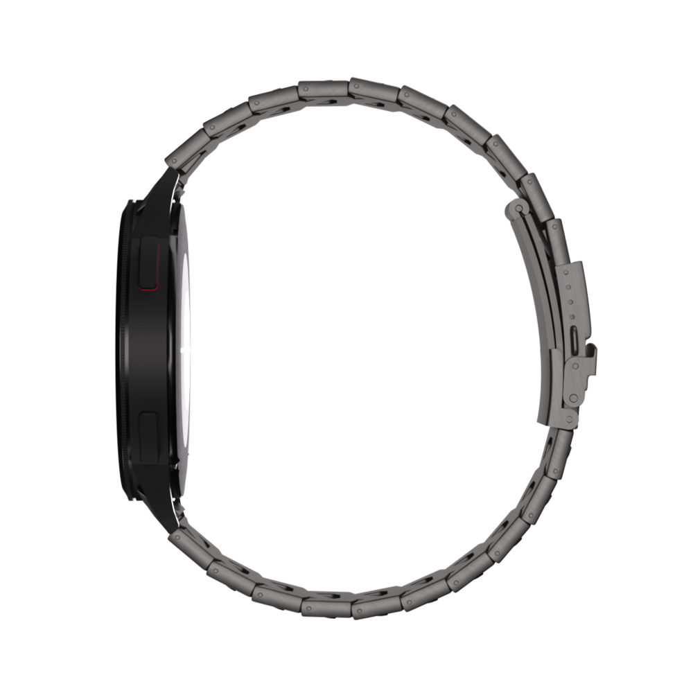 Strap-it Strap-it Samsung Galaxy Watch 6 44mm Titanium 'Iron' Strap (Graphite) Strap-it Strap-it Samsung Galaxy Watch 6 44mm Titanium 'Iron' Strap (Graphite)