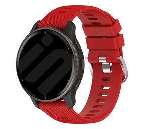 Strap-it Garmin Forerunner 255 Silicone Strap (Red)