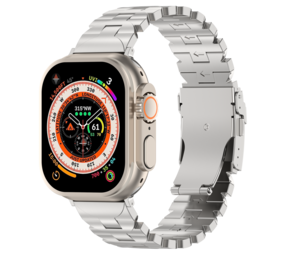 Strap-it Apple Watch Butterfly Titanium Strap (Silver) Strap-it Apple Watch Butterfly Titanium Strap (Silver)