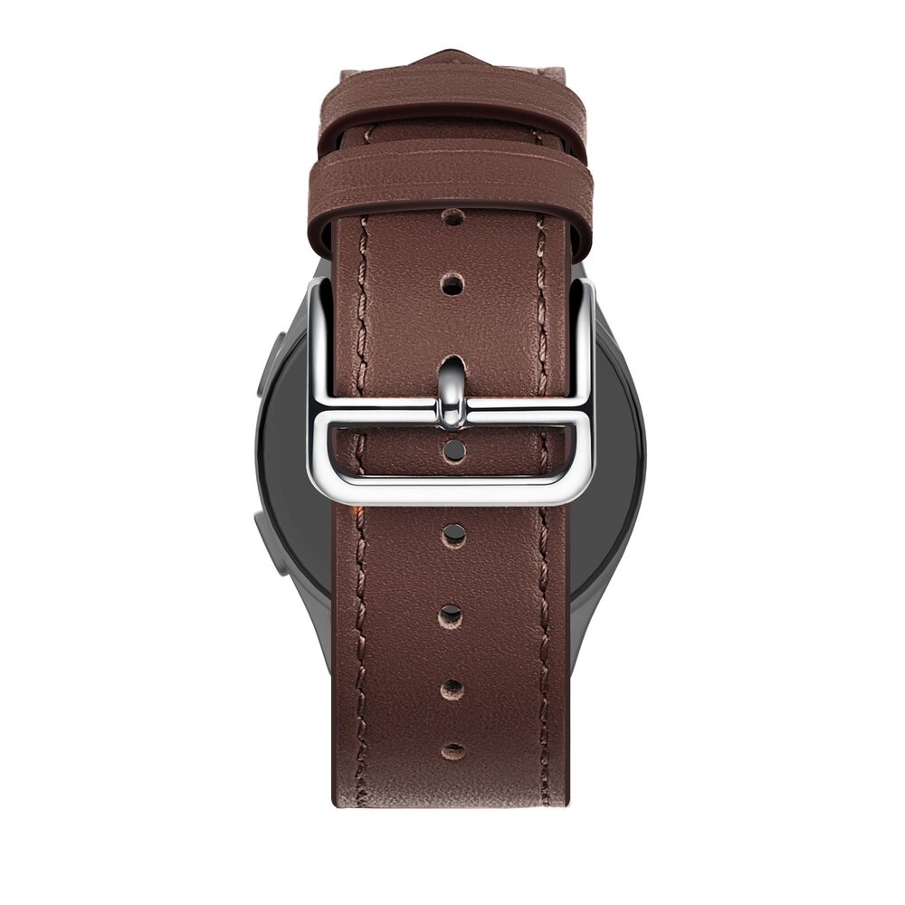 Bandz Bandz Amazfit Active Leather Strap 'Deluxe' (Brown) Bandz Bandz Amazfit Active Leather Strap 'Deluxe' (Brown)