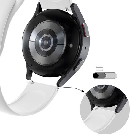 Bandz Bandz Amazfit Active Sport Strap 'Deluxe' (White) Bandz Bandz Amazfit Active Sport Strap 'Deluxe' (White)