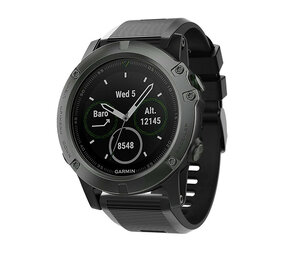 Strap-it Garmin Epix Pro (Gen 2) 51mm Silicone Strap (Black)