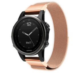 Strap-it Garmin Epix Pro (Gen 2) 42mm Milanese band (Rose Gold) Strap-it Garmin Epix Pro (Gen 2) 42mm Milanese band (Rose Gold)