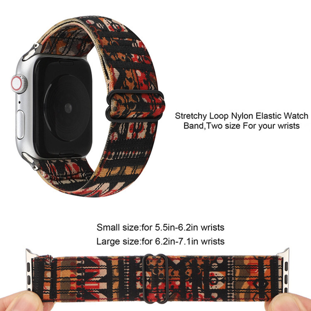Strap-it Strap-it Apple Watch Elastic Strap (Black Mix) Strap-it Strap-it Apple Watch Elastic Strap (Black Mix)