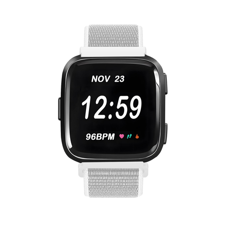 Strap-it Strap-it Fitbit Versa / Versa 2 Nylon Strap (Seashell) Strap-it Strap-it Fitbit Versa / Versa 2 Nylon Strap (Seashell)