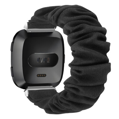 Strap-it Strap-it Fitbit Versa / Versa 2 Scrunchie Strap (Black) Strap-it Strap-it Fitbit Versa / Versa 2 Scrunchie Strap (Black)
