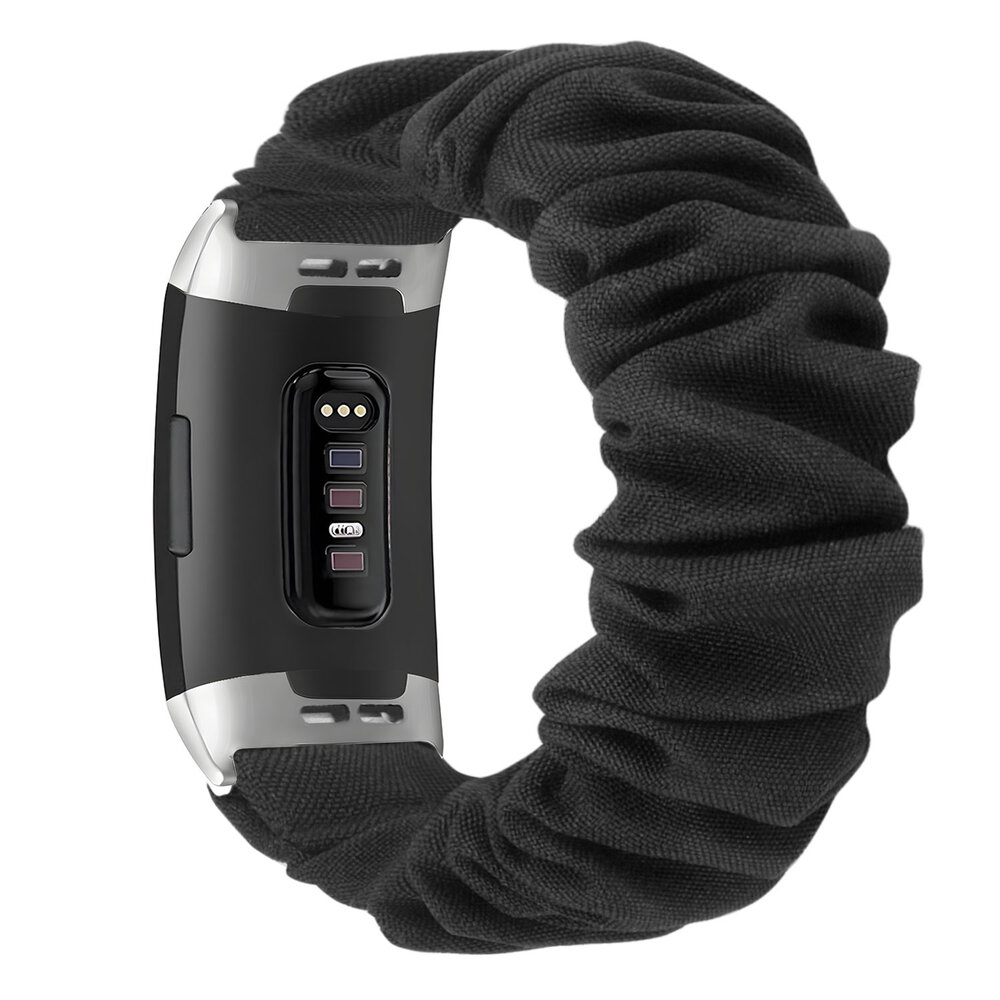Strap-it Strap-it Fitbit Charge 4 Scrunchie Strap (Black) Strap-it Strap-it Fitbit Charge 4 Scrunchie Strap (Black)