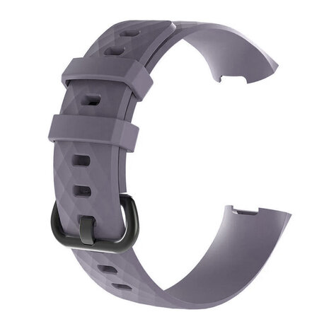 Strap-it Strap-it Fitbit Charge 3 Silicone Strap (Bluegray)