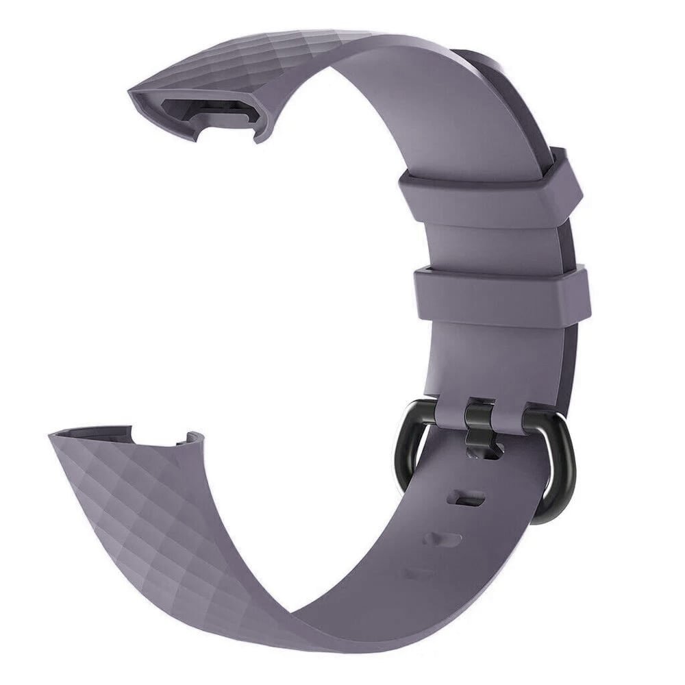 Strap-it Strap-it Fitbit Charge 3 Silicone Strap (Bluegray)