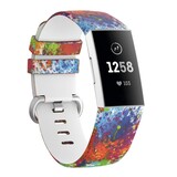 Strap-it Graffiti Fitbit Charge 3 / 4 Silicone Strap