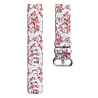 Strap-it Strap-it White Rose Fitbit Charge 3 / 4 Silicone Strap Strap-it Strap-it White Rose Fitbit Charge 3 / 4 Silicone Strap