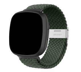Strap-it Fitbit Sense Adjustable Braided Strap (Olive Green) Strap-it Fitbit Sense Adjustable Braided Strap (Olive Green)