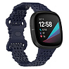 Strap-it Strap-it Fitbit Sense Silicone Strap with Pattern (Dark Blue) Strap-it Strap-it Fitbit Sense Silicone Strap with Pattern (Dark Blue)