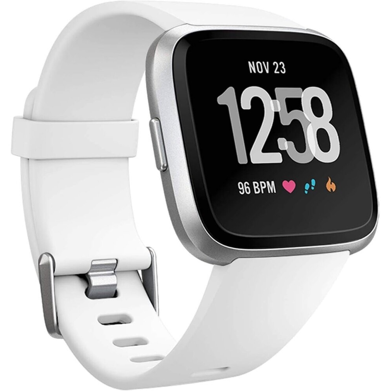 Fitbit versa white strap hotsell
