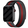 Strap-it Strap-it Apple Watch Milanese Strap (Black/Red) Strap-it Strap-it Apple Watch Milanese Strap (Black/Red)