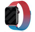 Strap-it Strap-it Apple Watch Milanese Strap (Red/Blue)
