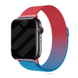 Strap-it Apple Watch Milanese Strap (Red/Blue) Strap-it Apple Watch Milanese Strap (Red/Blue)