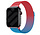 Strap-it Apple Watch Milanese Strap (Red/Blue)