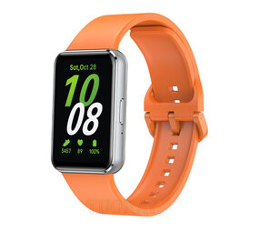 Strap-it Samsung Galaxy Fit 3 Silicone Strap (Orange)