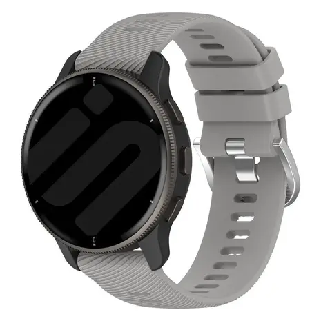 Strap-it Strap-it Garmin Forerunner 165 Silicone Strap (Light Gray)