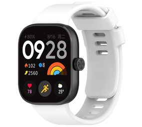 Strap-it Xiaomi Smart Band 8 Pro Silicone Strap (White)