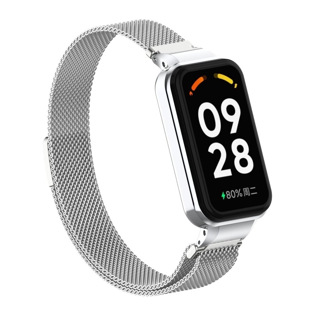 Strap-it Strap-it Xiaomi Smart Band 8 Active Milanese Strap (Silver) Strap-it Strap-it Xiaomi Smart Band 8 Active Milanese Strap (Silver)