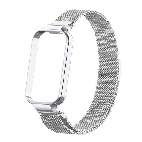Strap-it Strap-it Xiaomi Smart Band 8 Active Milanese Strap (Silver) Strap-it Strap-it Xiaomi Smart Band 8 Active Milanese Strap (Silver)
