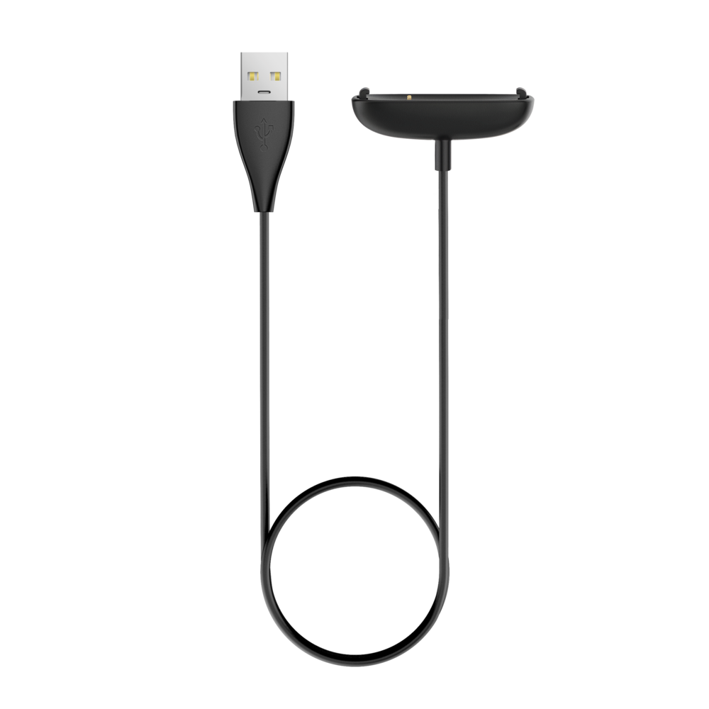 Bandz Bandz Fitbit Inspire 2 / Fitbit Ace 3 USB-A Charger (Black) - 100cm Bandz Bandz Fitbit Inspire 2 / Fitbit Ace 3 USB-A Charger (Black) - 100cm