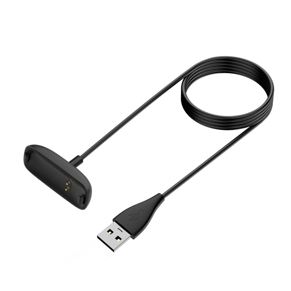 Bandz Bandz Fitbit Inspire 2 / Fitbit Ace 3 USB-A Charger (Black) - 100cm Bandz Bandz Fitbit Inspire 2 / Fitbit Ace 3 USB-A Charger (Black) - 100cm