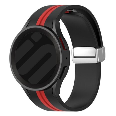 Strap-it Strap-it Samsung Galaxy Watch 6 44mm Magnetic Sport Strap (Black/Red) Strap-it Strap-it Samsung Galaxy Watch 6 44mm Magnetic Sport Strap (Black/Red)