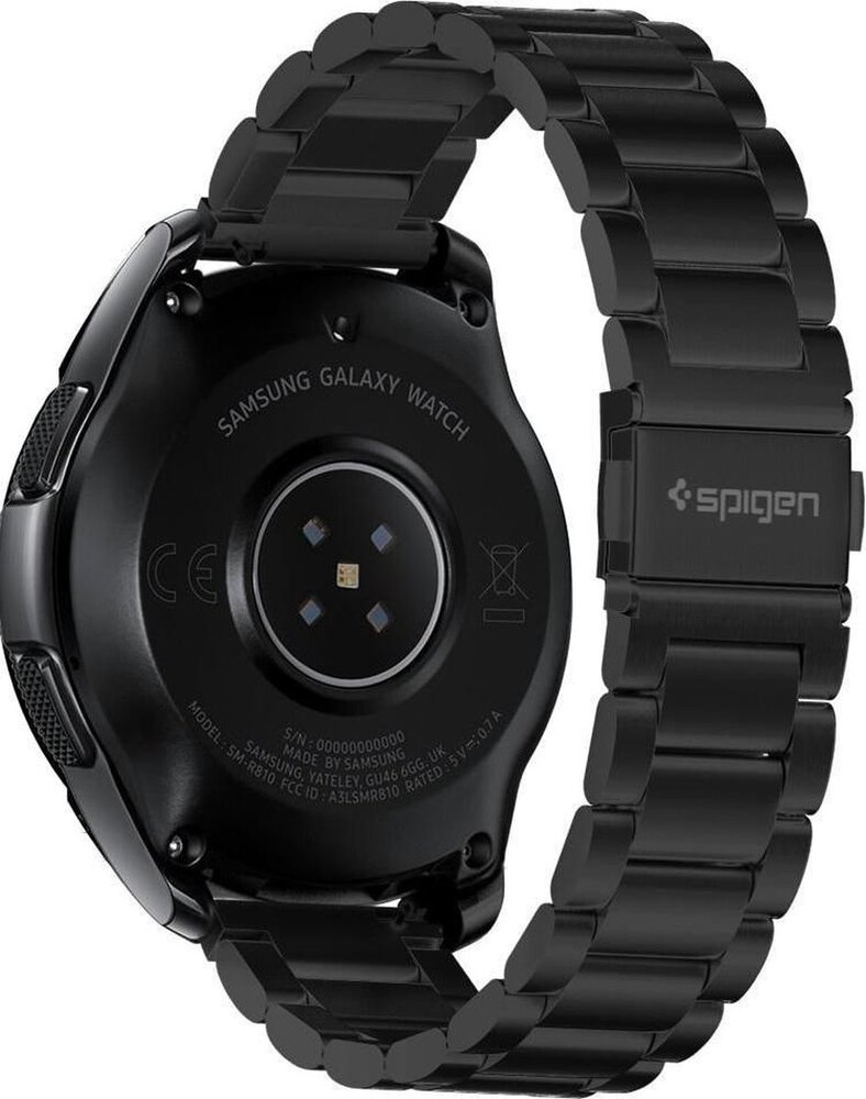 Spigen Spigen Samsung Galaxy Watch 3 41mm Modern Fit Stainless Steel Strap (Black) Spigen Spigen Samsung Galaxy Watch 3 41mm Modern Fit Stainless Steel Strap (Black)