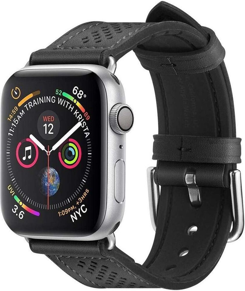 Spigen Spigen Apple Watch Retro Fit Leather Strap (Black) Spigen Spigen Apple Watch Retro Fit Leather Strap (Black)